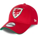 kepsar-curva-rod-justerbart-band-9forty-de-wales-copa-mundial-fran-wales-copa-mundial-de-futbol-av-new-era