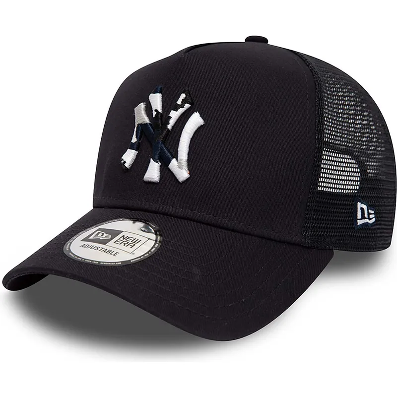 kepsar-curva-marinbla-snapback-a-frame-team-camo-infill-fran-new-york-yankees-mlb-av-new-era