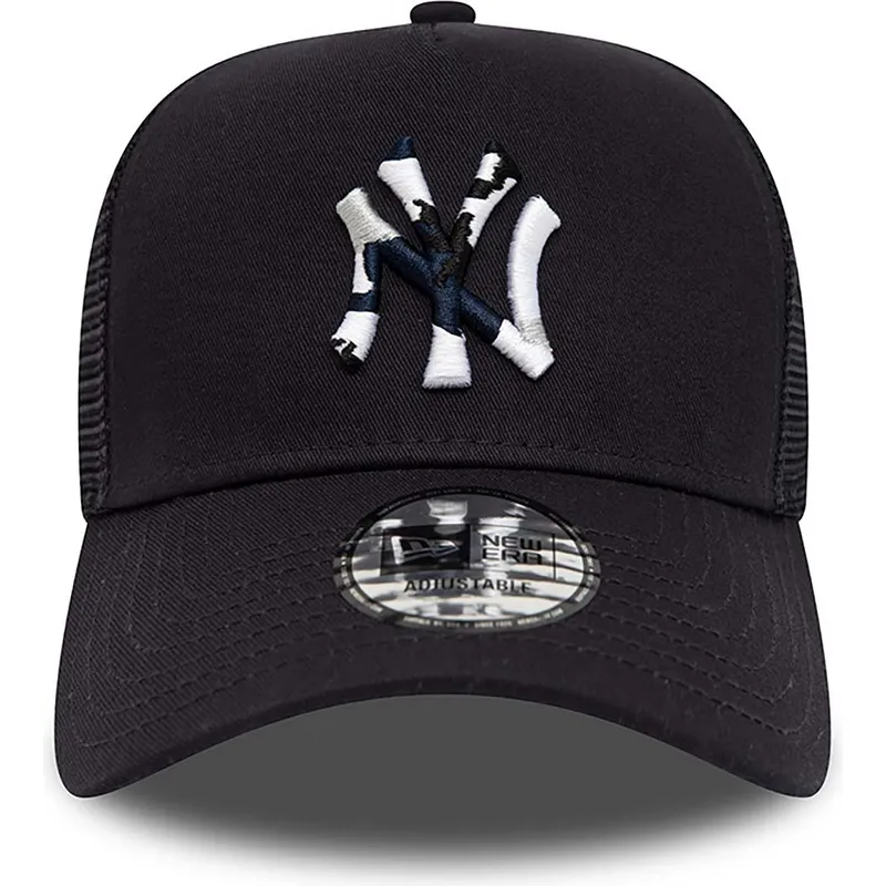 kepsar-curva-marinbla-snapback-a-frame-team-camo-infill-fran-new-york-yankees-mlb-av-new-era