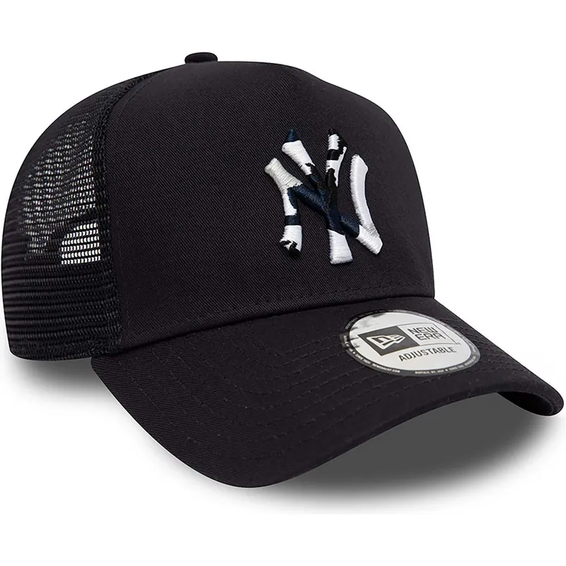 kepsar-curva-marinbla-snapback-a-frame-team-camo-infill-fran-new-york-yankees-mlb-av-new-era