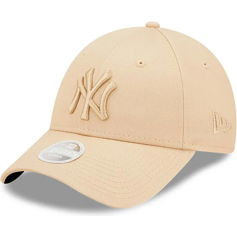 kepsar-curva-beige-justerbart-band-9forty-league-essential-fran-new-york-yankees-mlb-av-new-era