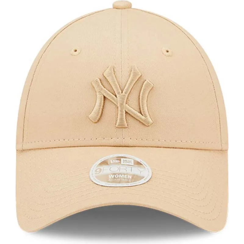 kepsar-curva-beige-justerbart-band-9forty-league-essential-fran-new-york-yankees-mlb-av-new-era
