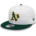 vit-och-gron-platt-keps-snapback-rickey-henderson-9fifty-crown-patches-oakland-athletics-mlb-fran-new-era