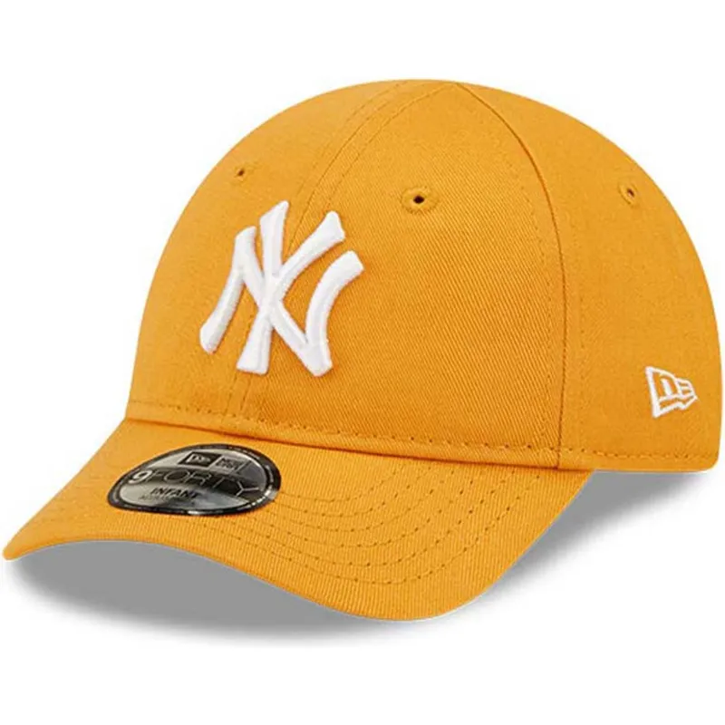 kepsar-curva-apelsin-justerbart-band-for-barn-pequeno-9forty-league-essential-fran-new-york-yankees-mlb-av-new-era