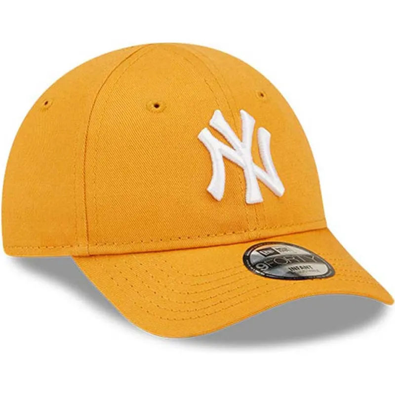 kepsar-curva-apelsin-justerbart-band-for-barn-pequeno-9forty-league-essential-fran-new-york-yankees-mlb-av-new-era