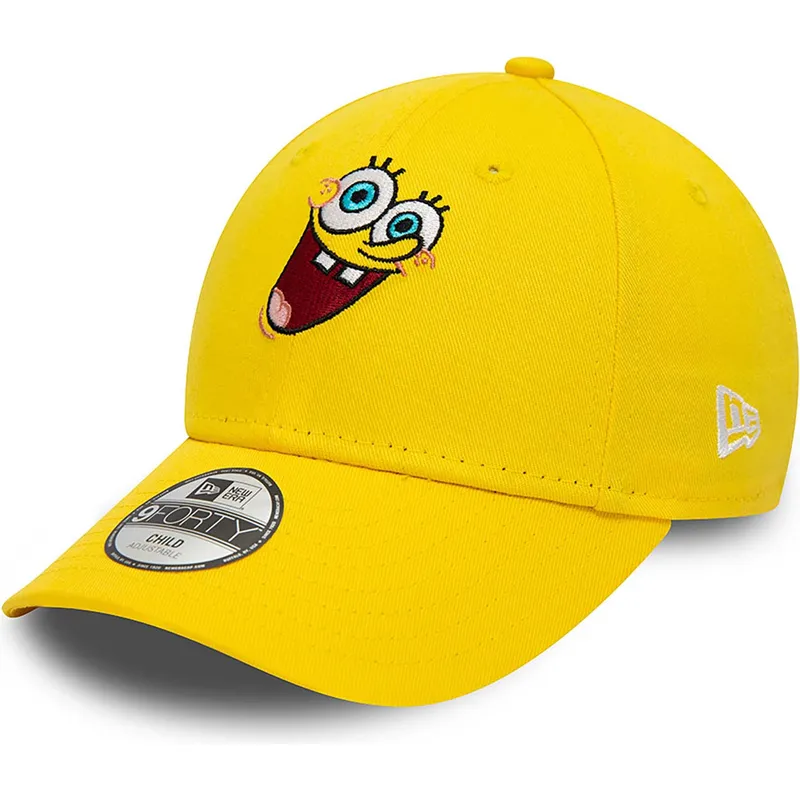 kepsar-curva-gul-justerbart-band-for-barn-9forty-fran-bob-esponja-bob-esponja-av-new-era
