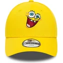 justerbar-gul-bojd-keps-for-barn-9forty-svampbob-fyrkant-svampbob-fyrkant-fran-new-era