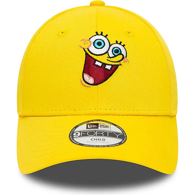 kepsar-curva-gul-justerbart-band-for-barn-9forty-fran-bob-esponja-bob-esponja-av-new-era