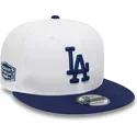 kepsar-plana-vit-snapback-9fifty-crown-patches-fran-los-angeles-dodgers-mlb-av-new-era