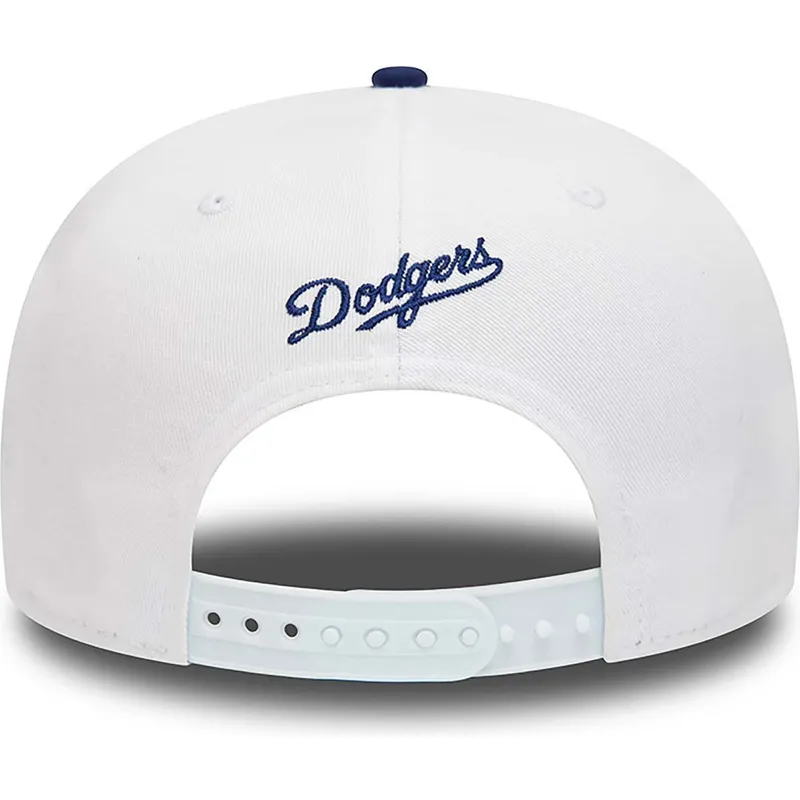kepsar-plana-vit-snapback-9fifty-crown-patches-fran-los-angeles-dodgers-mlb-av-new-era