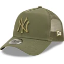 kepsar-curva-gron-snapback-a-frame-tonal-mesh-fran-new-york-yankees-mlb-av-new-era