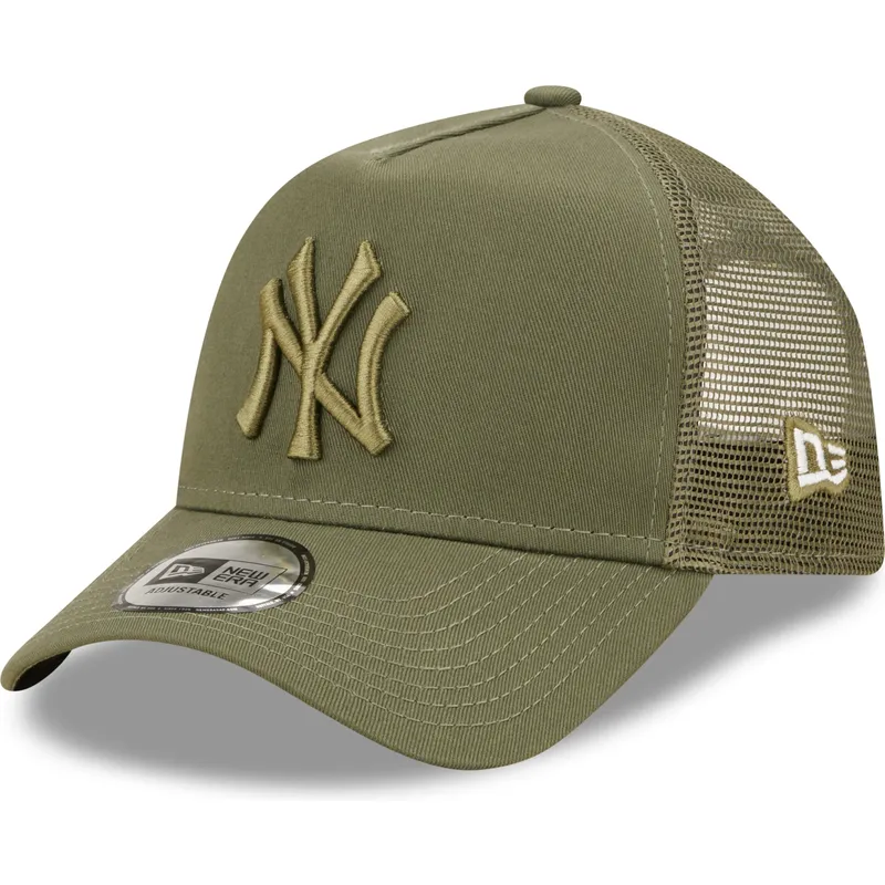 kepsar-curva-gron-snapback-a-frame-tonal-mesh-fran-new-york-yankees-mlb-av-new-era