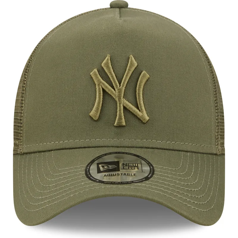 kepsar-curva-gron-snapback-a-frame-tonal-mesh-fran-new-york-yankees-mlb-av-new-era
