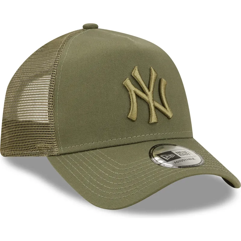 kepsar-curva-gron-snapback-a-frame-tonal-mesh-fran-new-york-yankees-mlb-av-new-era