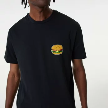 Svart kortärmad t-shirt Good Burger Good Life Food Graphic från New Era