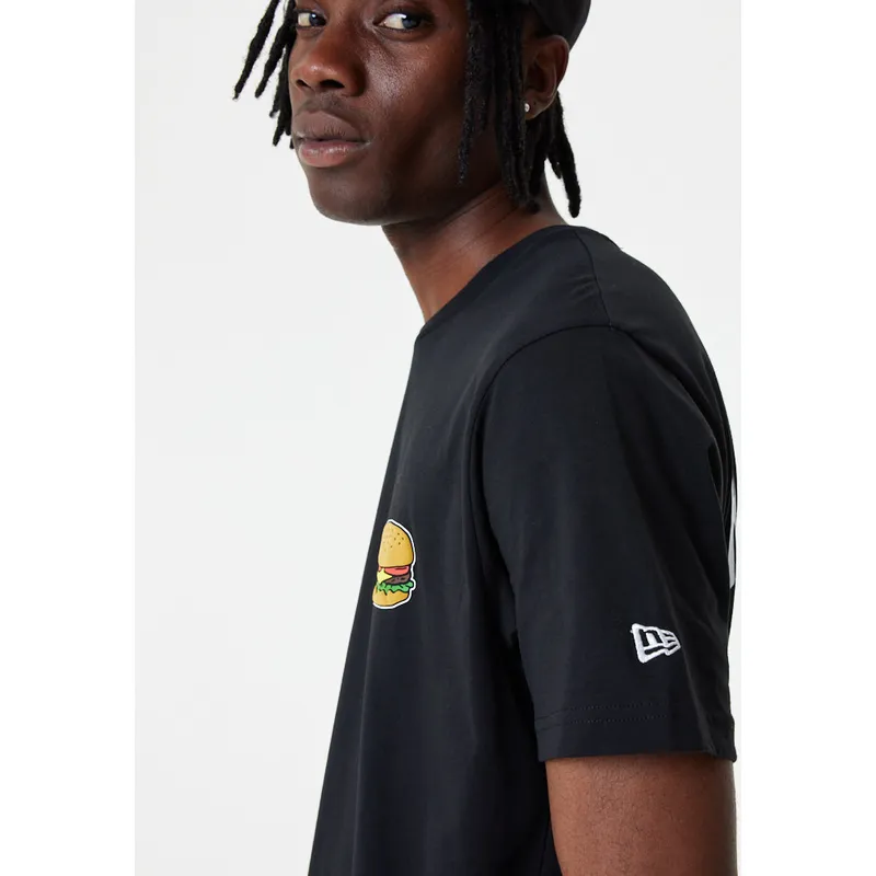 t-shirt-kort-arm-svart-fran-camiseta-manga-corta-negra-good-burger-good-life-food-graphic-av-new-era
