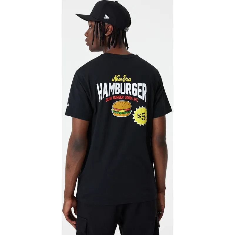 t-shirt-kort-arm-svart-fran-camiseta-manga-corta-negra-good-burger-good-life-food-graphic-av-new-era