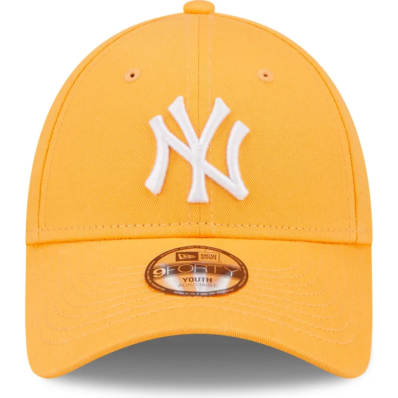 kepsar-curva-apelsin-justerbart-band-for-barn-9forty-league-essential-fran-new-york-yankees-mlb-av-new-era