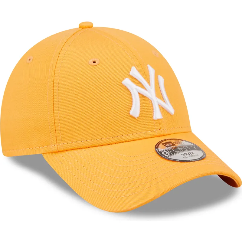 kepsar-curva-apelsin-justerbart-band-for-barn-9forty-league-essential-fran-new-york-yankees-mlb-av-new-era
