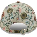 kepsar-curva-beige-justerbart-band-9forty-all-over-print-floral-fran-new-york-yankees-mlb-av-new-era