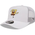 kepsar-curva-vit-snapback-a-frame-fran-bob-esponja-av-new-era