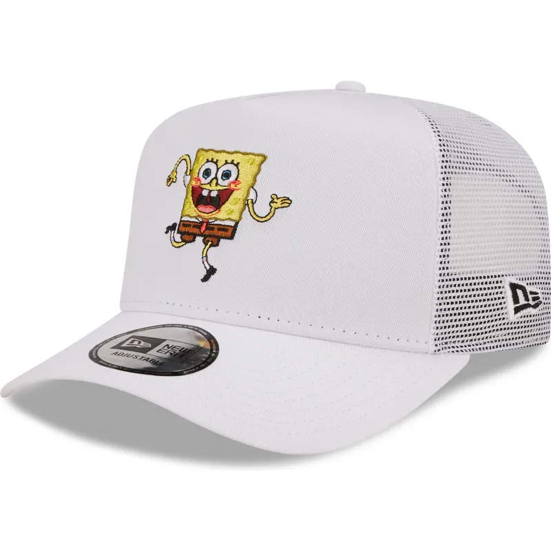 kepsar-curva-vit-snapback-a-frame-fran-bob-esponja-av-new-era