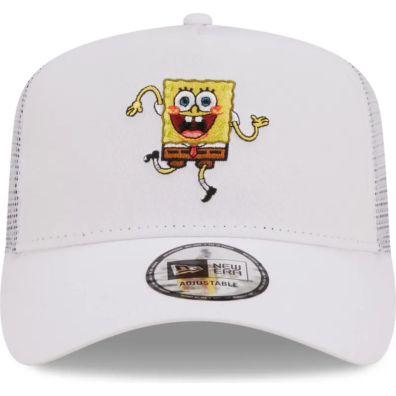 kepsar-curva-vit-snapback-a-frame-fran-bob-esponja-av-new-era