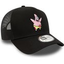 new-era-patrick-star-a-frame-spongebob-squarepants-black-trucker-hat