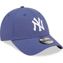 kepsar-curva-bla-justerbart-band-9forty-linen-fran-new-york-yankees-mlb-av-new-era