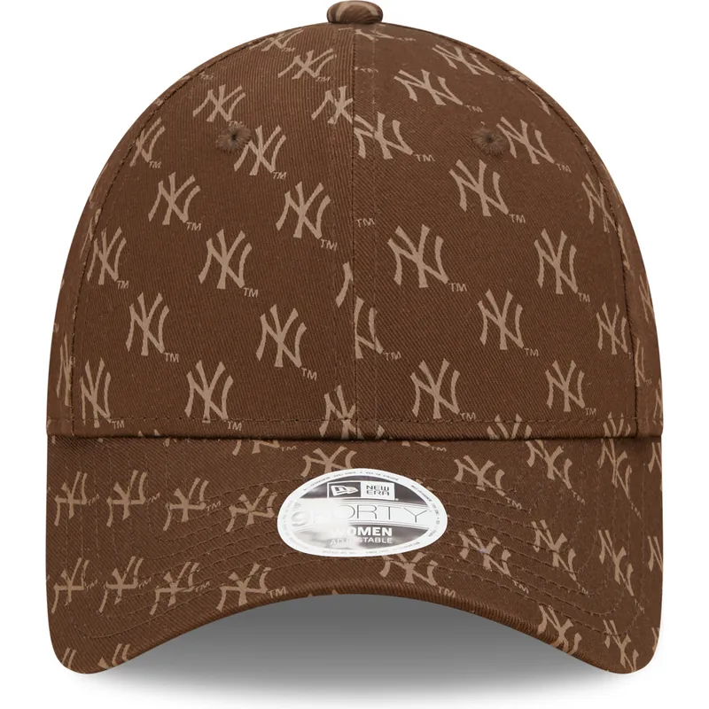 kepsar-curva-brun-justerbart-band-9forty-monogram-fran-new-york-yankees-mlb-av-new-era