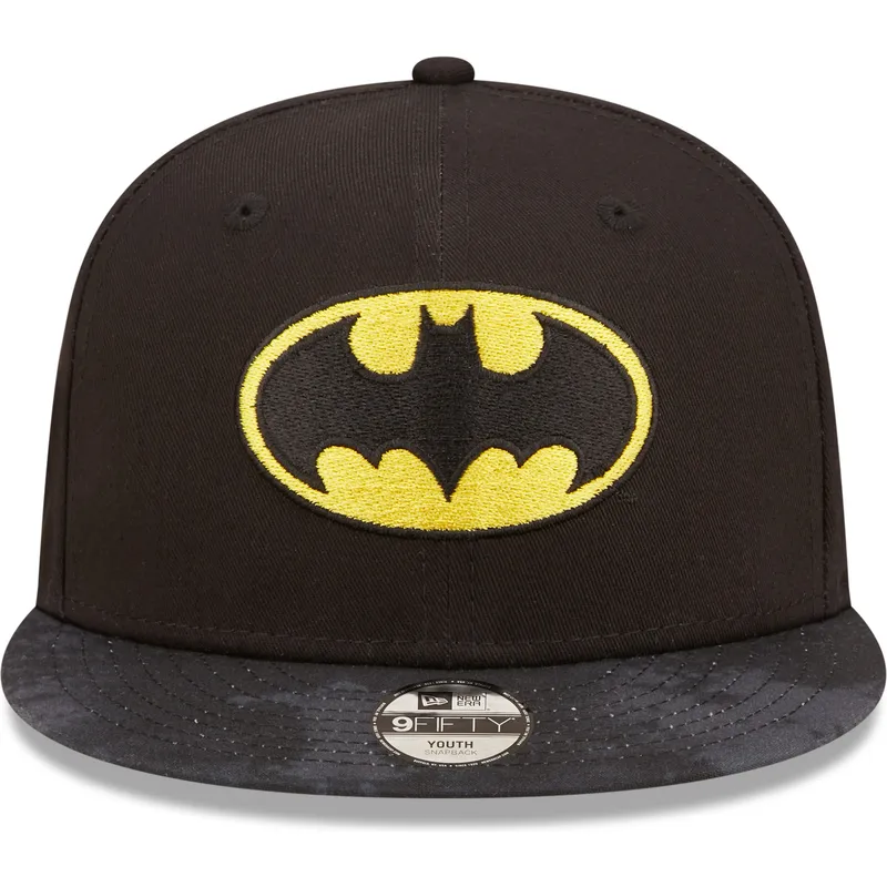 kepsar-plana-svart-snapback-for-barn-9fifty-fran-batman-dc-comics-av-new-era