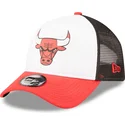 vit-svart-och-rod-trucker-keps-a-frame-team-colour-fran-chicago-bulls-nba-av-new-era