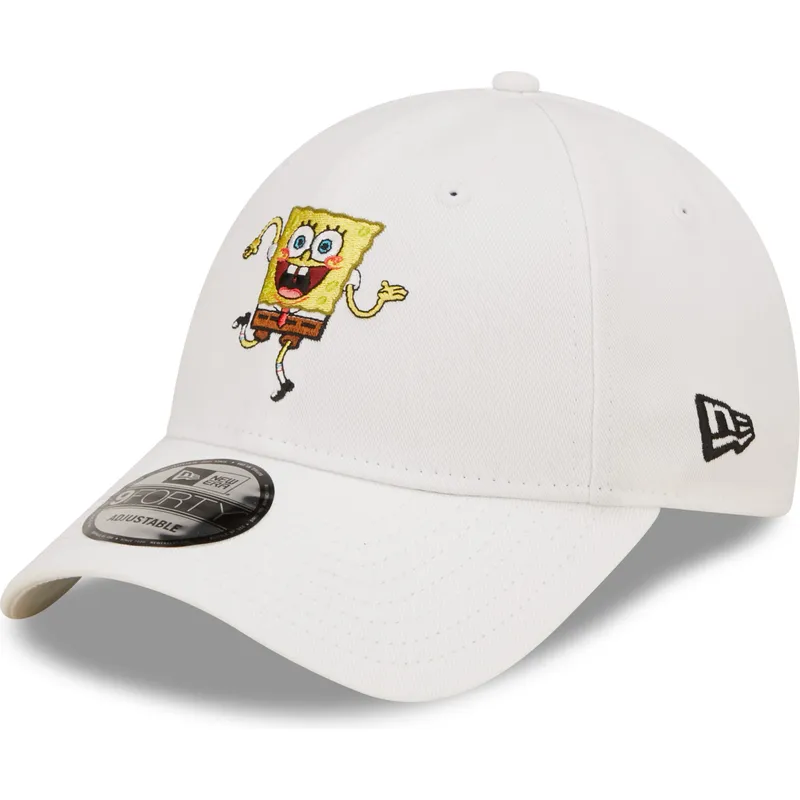 kepsar-curva-vit-justerbart-band-9forty-fran-bob-esponja-av-new-era