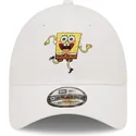 kepsar-curva-vit-justerbart-band-9forty-fran-bob-esponja-av-new-era