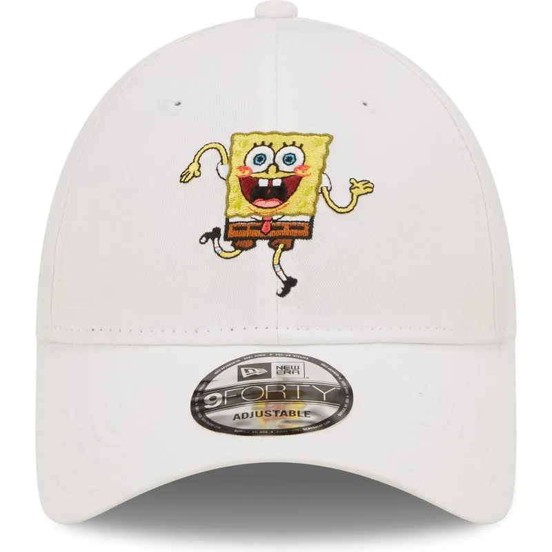 kepsar-curva-vit-justerbart-band-9forty-fran-bob-esponja-av-new-era