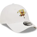kepsar-curva-vit-justerbart-band-9forty-fran-bob-esponja-av-new-era