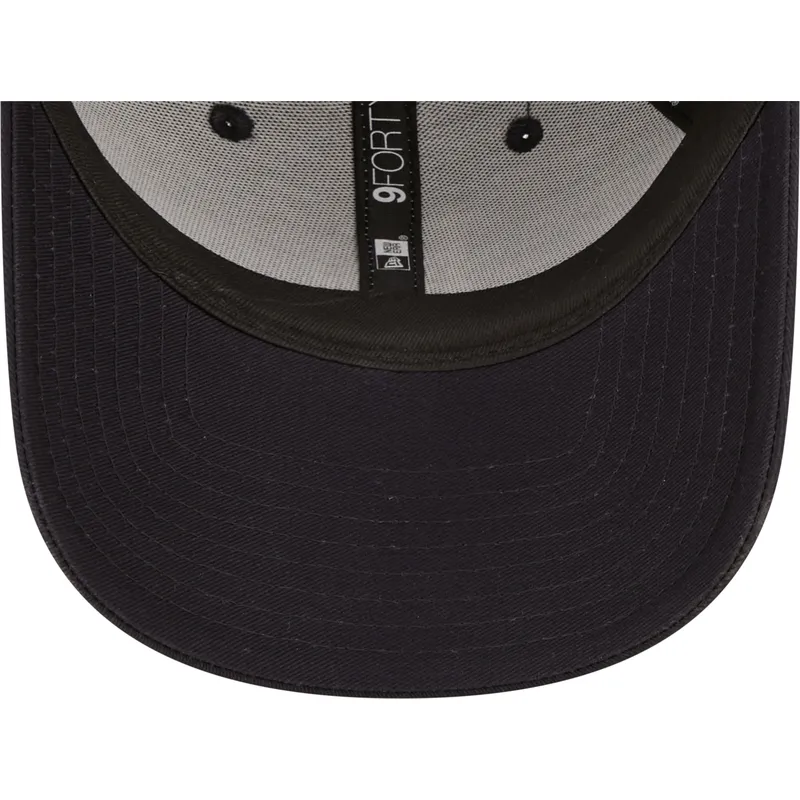 kepsar-curva-marinbla-justerbart-band-9forty-gradient-infill-fran-los-angeles-dodgers-mlb-av-new-era