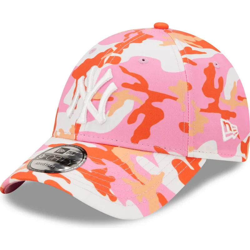 kepsar-curva-rosa-justerbart-band-9forty-all-over-print-seasonal-fran-new-york-yankees-mlb-av-new-era