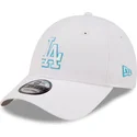 kepsar-curva-vit-justerbart-band-9forty-neon-outline-fran-los-angeles-dodgers-mlb-av-new-era