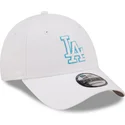 kepsar-curva-vit-justerbart-band-9forty-neon-outline-fran-los-angeles-dodgers-mlb-av-new-era