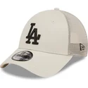 kepsar-curva-beige-justerbart-band-a-frame-home-field-fran-los-angeles-dodgers-mlb-av-new-era