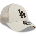 kepsar-curva-beige-justerbart-band-a-frame-home-field-fran-los-angeles-dodgers-mlb-av-new-era