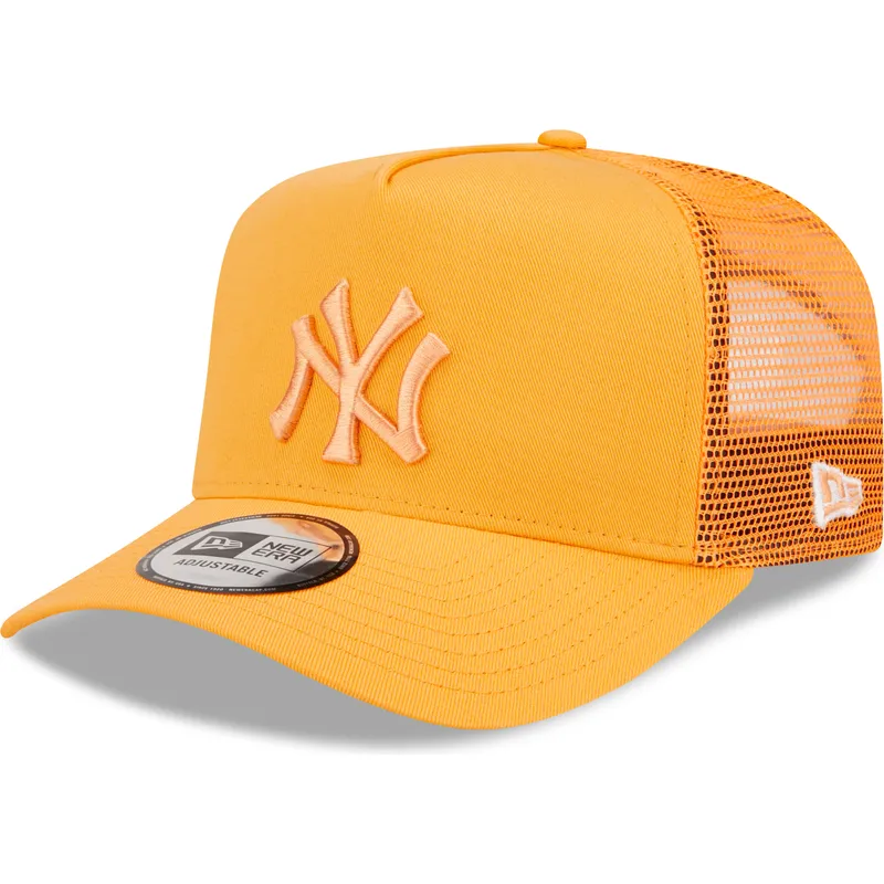 kepsar-curva-apelsin-snapback-a-frame-tonal-mesh-fran-new-york-yankees-mlb-av-new-era
