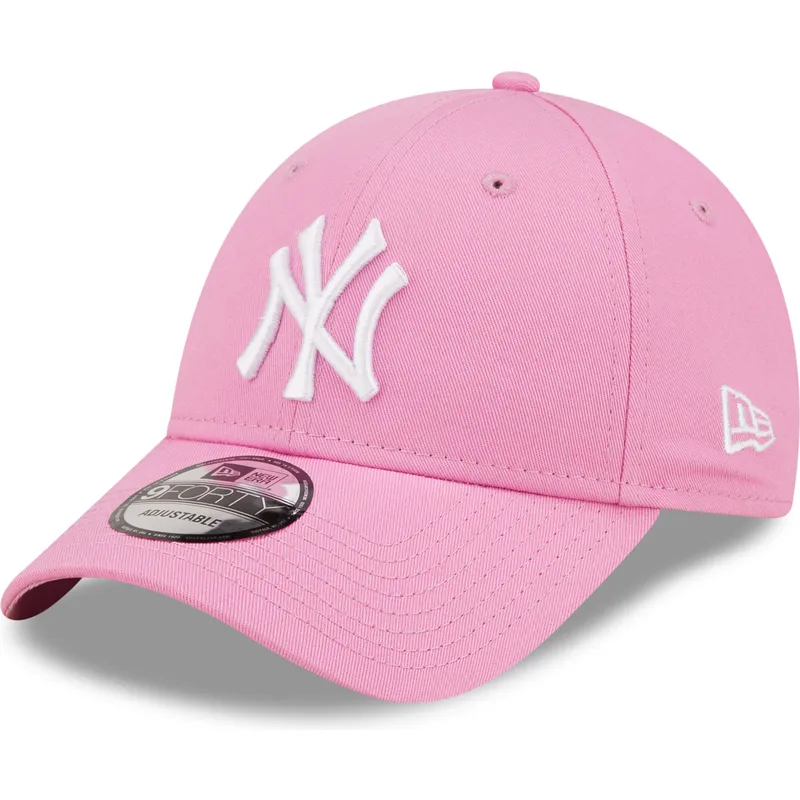 kepsar-curva-rosa-justerbart-band-9forty-league-essential-fran-new-york-yankees-mlb-av-new-era