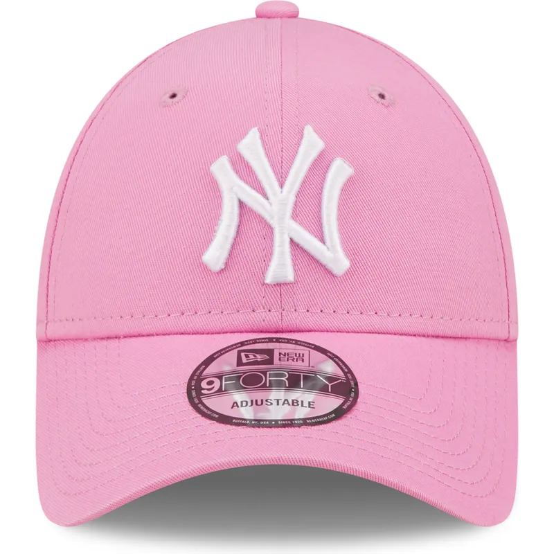 kepsar-curva-rosa-justerbart-band-9forty-league-essential-fran-new-york-yankees-mlb-av-new-era