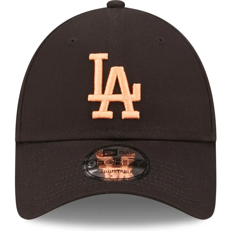 kepsar-curva-svart-justerbart-band-9forty-league-essential-fran-los-angeles-dodgers-mlb-av-new-era