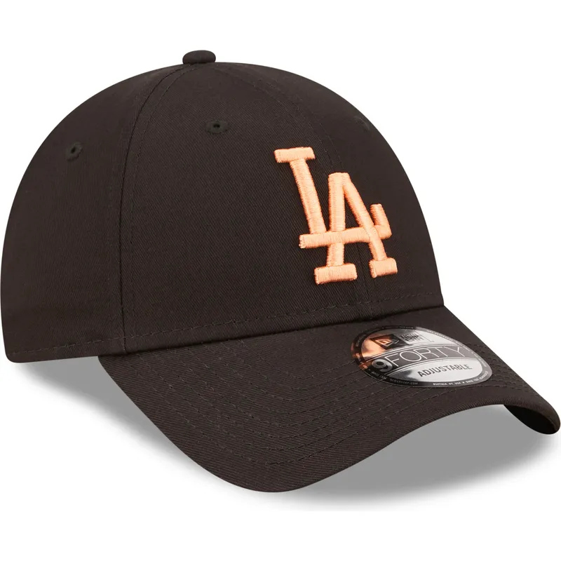 kepsar-curva-svart-justerbart-band-9forty-league-essential-fran-los-angeles-dodgers-mlb-av-new-era