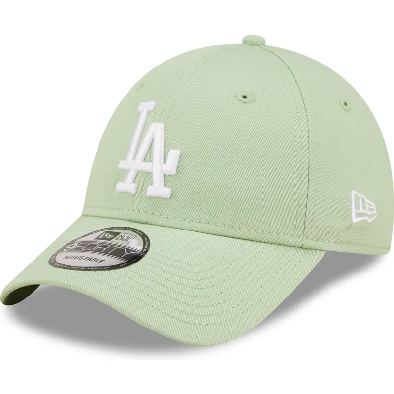 kepsar-curva-gron-justerbart-band-claro-9forty-league-essential-fran-los-angeles-dodgers-mlb-av-new-era