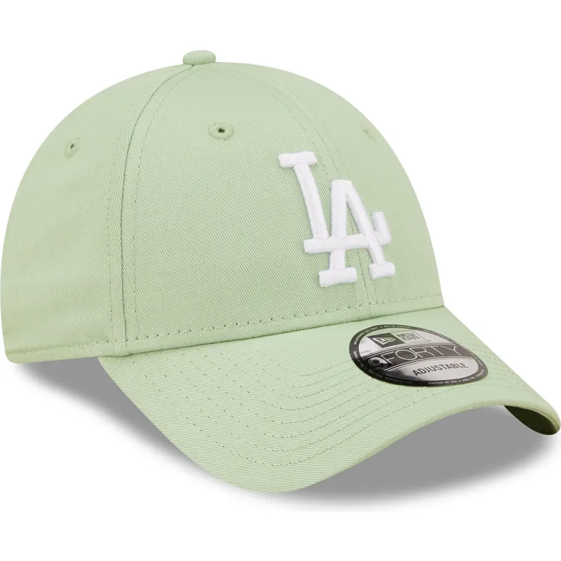 kepsar-curva-gron-justerbart-band-claro-9forty-league-essential-fran-los-angeles-dodgers-mlb-av-new-era