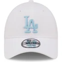 vit-justerbar-bojd-keps-med-bla-logotyp-9forty-league-essential-los-angeles-dodgers-mlb-fran-new-era